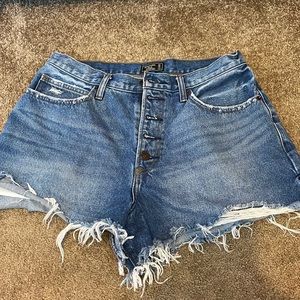 Abercrombie jean shorts NWOT